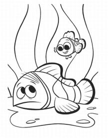 Finding Nemo Coloring Sheets on Finding Nemo Printable Coloring Pages Med